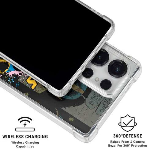 Marvel Classic Comics Thanos Galaxy S25 Ultra Clear Case